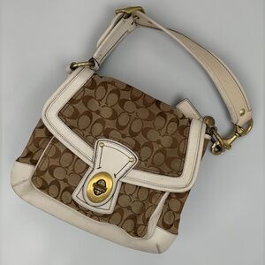 Y2K Coach Legacy 10338 Signature Shoulder Bag w/ Hangtag & Medallion